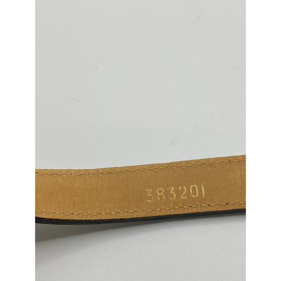 STREETS AHEAD Women\'s Cream Leather Single Prong Horsebit Belt OS main image 4